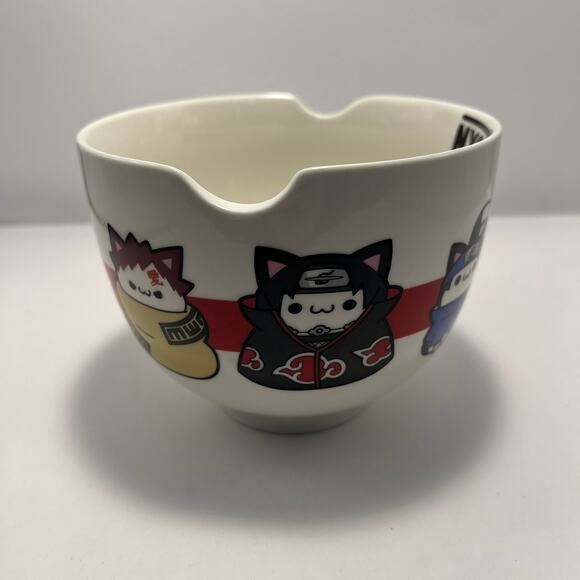 Nyaruto Naruto 2002 Cat Ramen Noodle Soup Bowl *No Chopsticks* - Picture 6 of 8